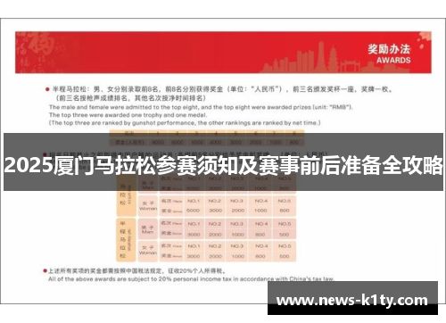 2025厦门马拉松参赛须知及赛事前后准备全攻略